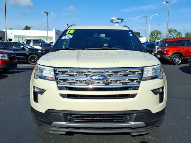 Used 2018 Ford Explorer XLT with VIN 1FM5K8D88JGB99074 for sale in Flat Rock, MI